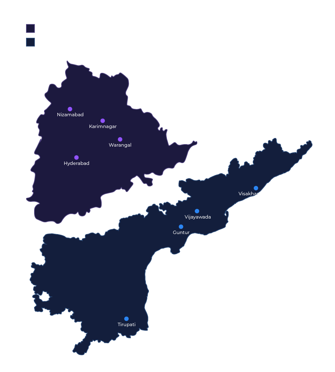 SpaceSeek Regional Presence Map
